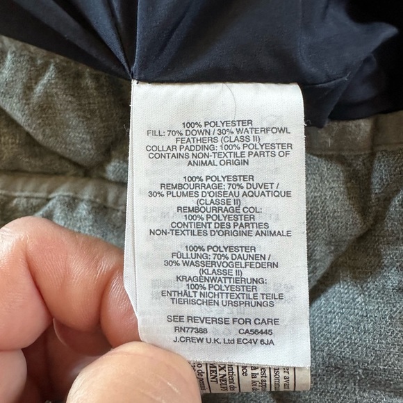 J.Crew Feather Quilted Vest - Picture 2 of 5